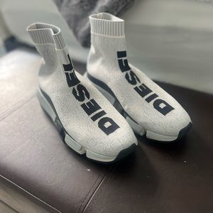 Diesel Sock Sneakers Size 8